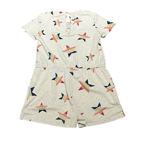 Le Lis Collection Star Patterned Gray Romper, Size S - Picture 1 of 4